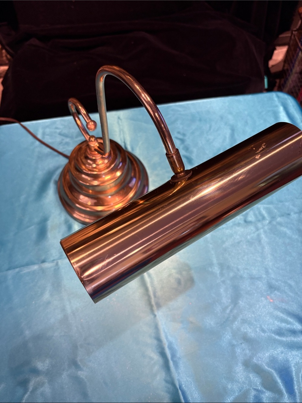Vintage Brass Banker/Piano Lamp
50’s -60’s Era